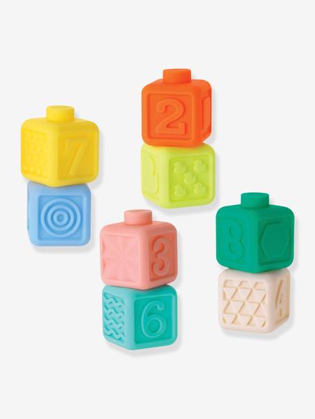 8 cubos empilháveis INFANTINO multicolor 