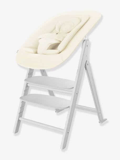 Cadeira alta, Click & Fold da CYBEX azul+branco 