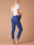 Treggings pré-mamã em ganga, ENVIE DE FRAISE azul-escuro+ganga black 