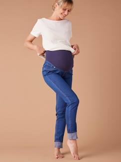 Roupa grávida-Jeans-Treggings pré-mamã em ganga, ENVIE DE FRAISE