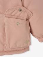 Parka/blusão reversível, para bebé rosa-velho 