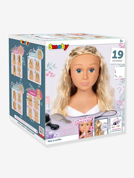 My beauty - busto para pentear louro, SMOBY multicolor 