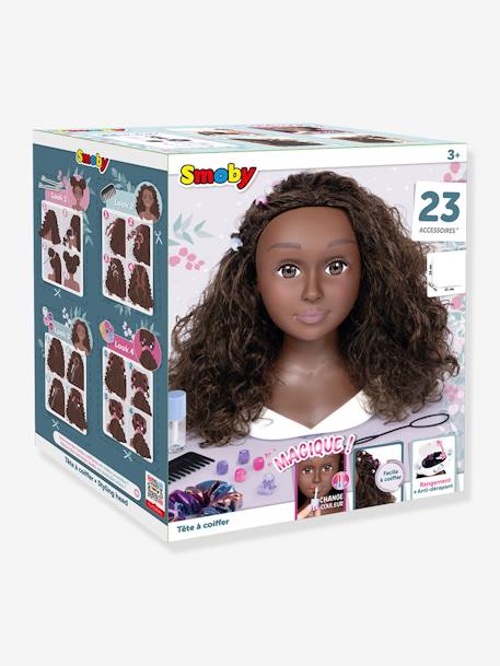 My beauty - busto para pentear afro, SMOBY multicolor 