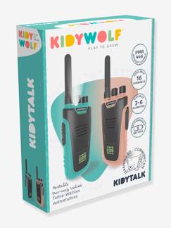 Brinquedos-Jogos educativos-Kidytalk- Walkie-Talkie recarregável - KIDYWOLF