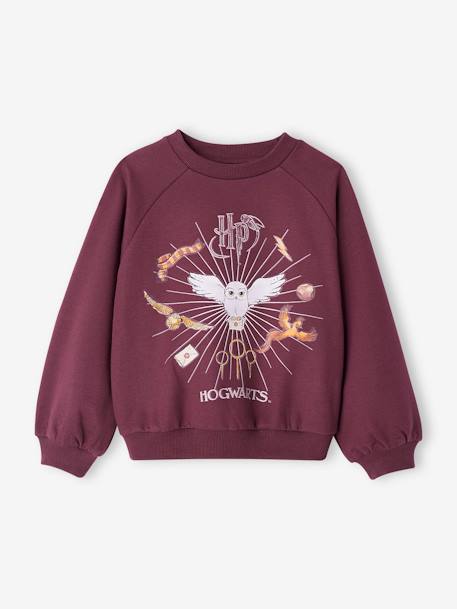 Sweat Harry Potter® para criança, com Hedwige e detalhes em glitter ameixa 