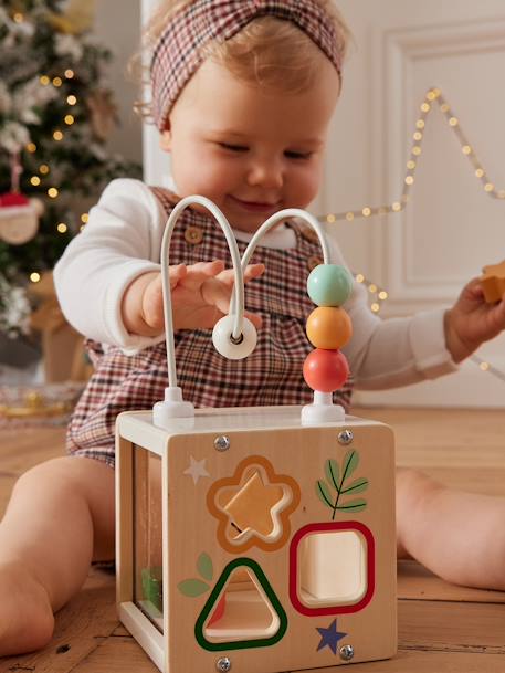 Conjunto de 3 brinquedos educativos e sensoriais, em madeira FSC® madeira 