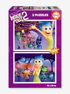 Brinquedos-Jogos educativos-Puzzle 2x100P vice-versa (Inside Out), da EDUCA