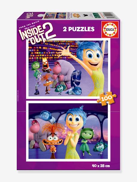 Puzzle 2x100P vice-versa (Inside Out), da EDUCA violeta 