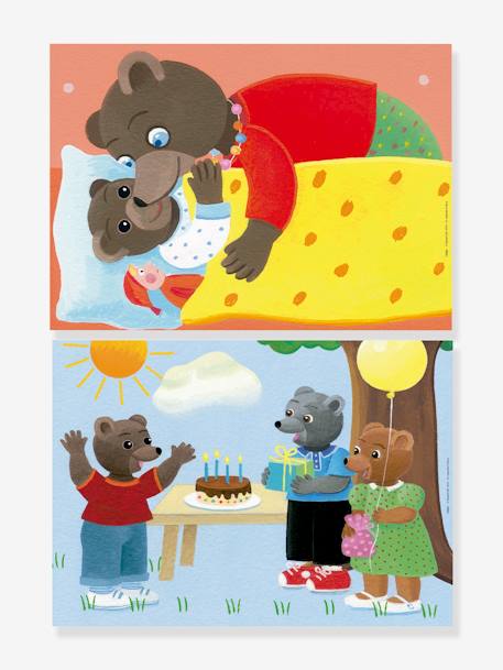 Puzzles Pequeno Urso Castanho 2x20, da EDUCA verde 