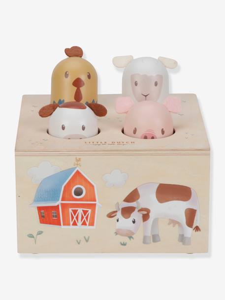 Brinquedo pop-up em madeira- Little Farm, da LITTLE DUTCH multicolor 