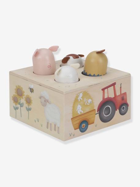 Brinquedo pop-up em madeira- Little Farm, da LITTLE DUTCH multicolor 