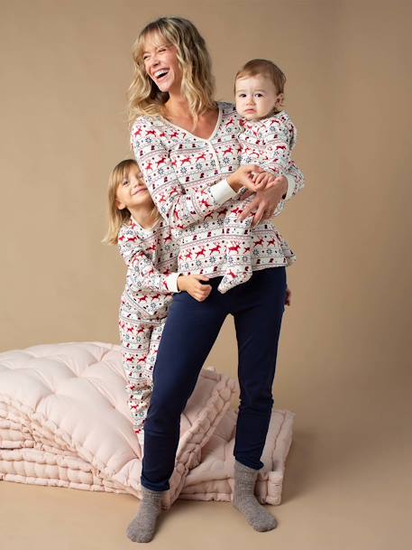 Pijama de Natal para mulher, coleção cápsula, da ENVIE DE FRAISE vermelho 