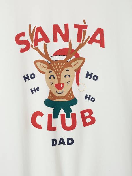 Pijama de Natal para homem, 'Santa Club', coleção cápsula família cru 