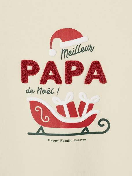 Sweat 'Meilleur Papa de Noël' para homem, coleção cápsula família baunilha 