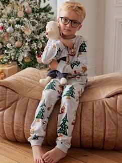 Menino 2-14 anos-Pijamas-Conjunto de Natal, pijama + meias de menino