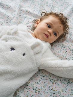 Roupa de cama-Saco de bebé com mangas amovíveis, Urso Green Forest