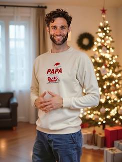 Roupa grávida-Sweat "Meilleur Papa de Noël" para homem, coleção cápsula família