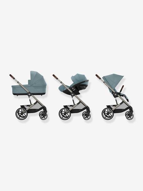 Carrinho de bebé todo o terreno, Balios S Lux 2024 - Chassis preto e assento Moon Black - CYBEX azul+preto 