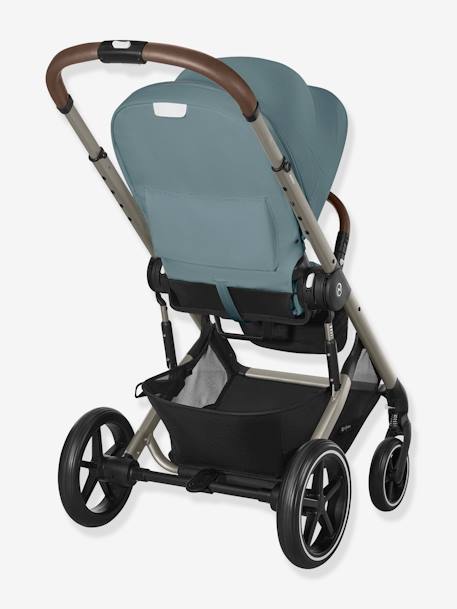 Carrinho de bebé todo o terreno, Balios S Lux 2024 - Chassis preto e assento Moon Black - CYBEX azul+preto 