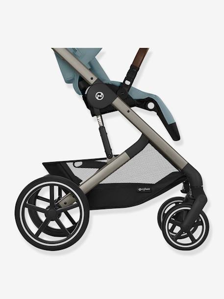 Carrinho de bebé todo o terreno, Balios S Lux 2024 - Chassis preto e assento Moon Black - CYBEX azul+preto 