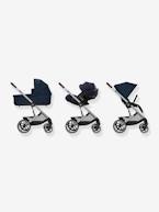 Carrinho de bebé todo o terreno, Balios S Lux 2024 - Chassis preto e assento Moon Black - CYBEX azul+azul-noite 