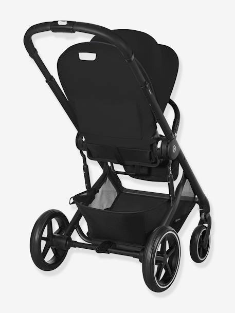 Carrinho de bebé todo o terreno, Balios S Lux 2024 - Chassis preto e assento Moon Black - CYBEX azul+preto 