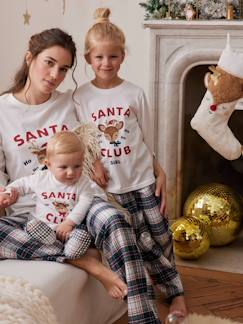 Pijama de Natal para menina, "Santa Club", coleção Cápsula Família