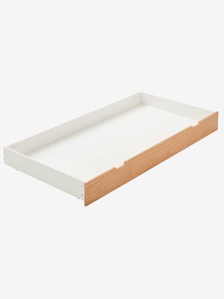 Gaveta de arrumação, para cama de criança, Confetes branco 