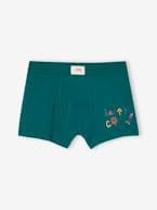 Lote de 5 boxers stretch COOL, para menino azul-rei 