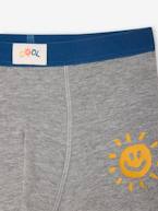 Lote de 5 boxers stretch COOL, para menino azul-rei 