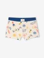 Lote de 5 boxers stretch COOL, para menino azul-rei 