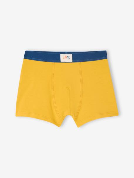 Lote de 5 boxers stretch COOL, para menino azul-rei 