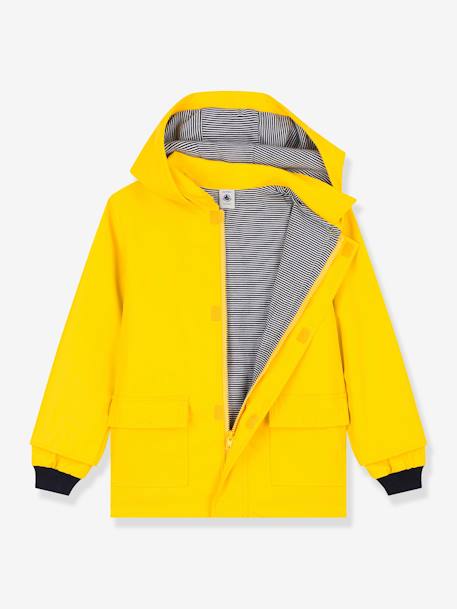 Impermeável icónico, para criança, da Petit Bateau amarelo 