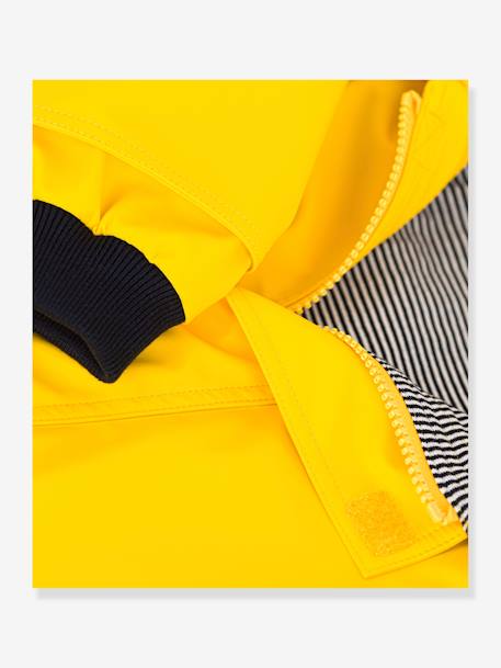 Impermeável icónico, para criança, da Petit Bateau amarelo 