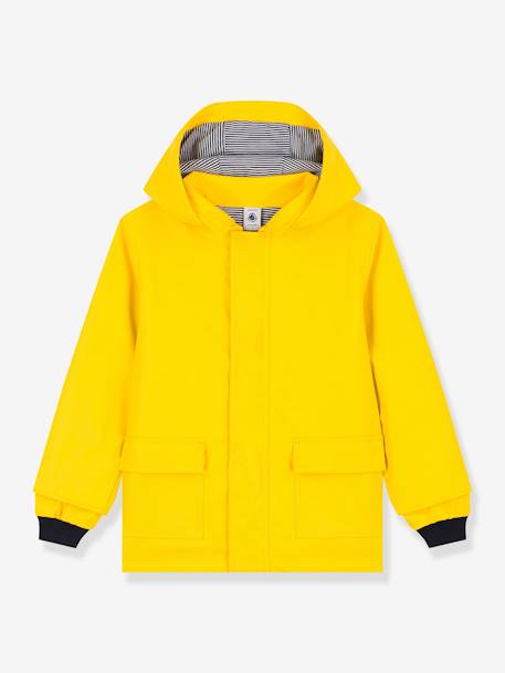 Impermeável icónico, para criança, da Petit Bateau amarelo 