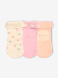 Bebé 0-36 meses-Meias, collants-Lote de 3 pares de meias, Bébé love