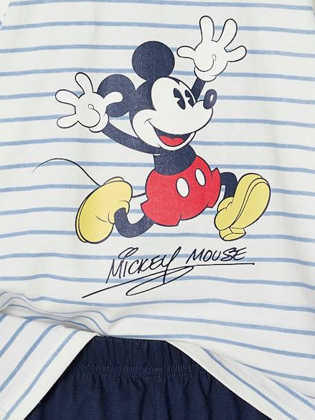 Pyjama Disney® Mickey às riscas azul-noite 