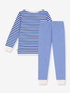 Pijama para criança, em tubique, da PETIT BATEAU azul 