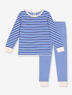 Pijama para criança, em tubique, da PETIT BATEAU azul 