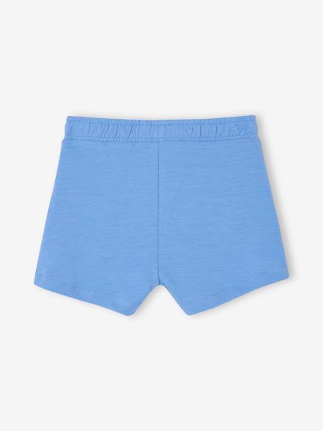 Bermudas em moletão, para bebé menino azul+Azul escuro as riscas+Azul escuro liso+caramelo+CASTANHO MEDIO LISO+verde-água 