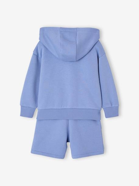 Conjunto desportivo de 3 peças para menino azul 