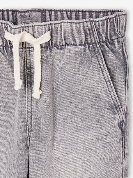 Jeans largos, fáceis de vestir, para menino cinzento+ganga bleached+ganga brut+stone 