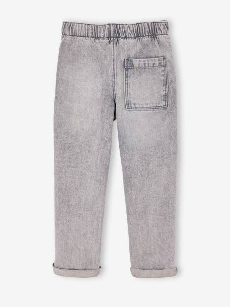 Jeans largos, fáceis de vestir, para menino cinzento+ganga bleached+ganga brut+stone 