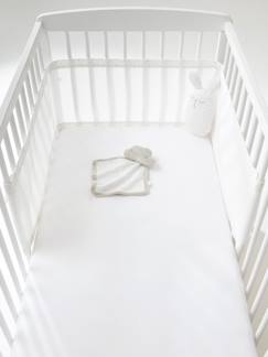 Têxtil-lar e Decoração-Roupa de cama bebé-Contorno de berço que deixa respirar, Estrelas da Noite
