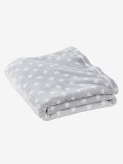 Linhas de Mobiliário-Têxtil-lar e Decoração-Roupa de cama criança-Mantas, edredons-Cobertor para criança em microfibra, estampado às estrelas