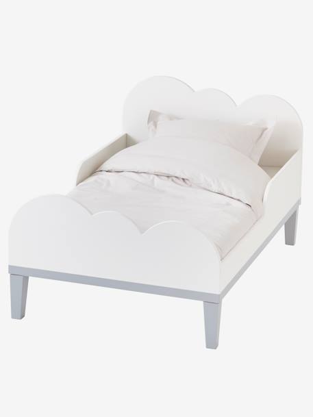 Cama evolutiva Montessori, para criança, tema Nuvem Branco claro bicolor/multicolo 