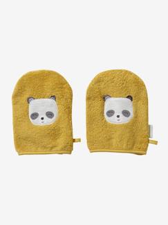 Linhas de Mobiliário-Têxtil-lar e Decoração-Roupa de banho-Toalhas de banho -Lote de 2 luvas de banho, Panda