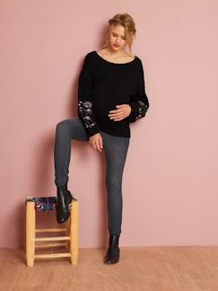 Roupa grávida-Jeans slim, entrepernas 78 cm, para grávida