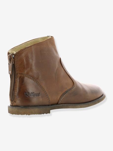 Botas para menina, Roxana ,da KICKERS® Castanho medio liso 