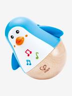 Pinguim sempre-em-pé musical, da HAPE azul+azul-turquesa 